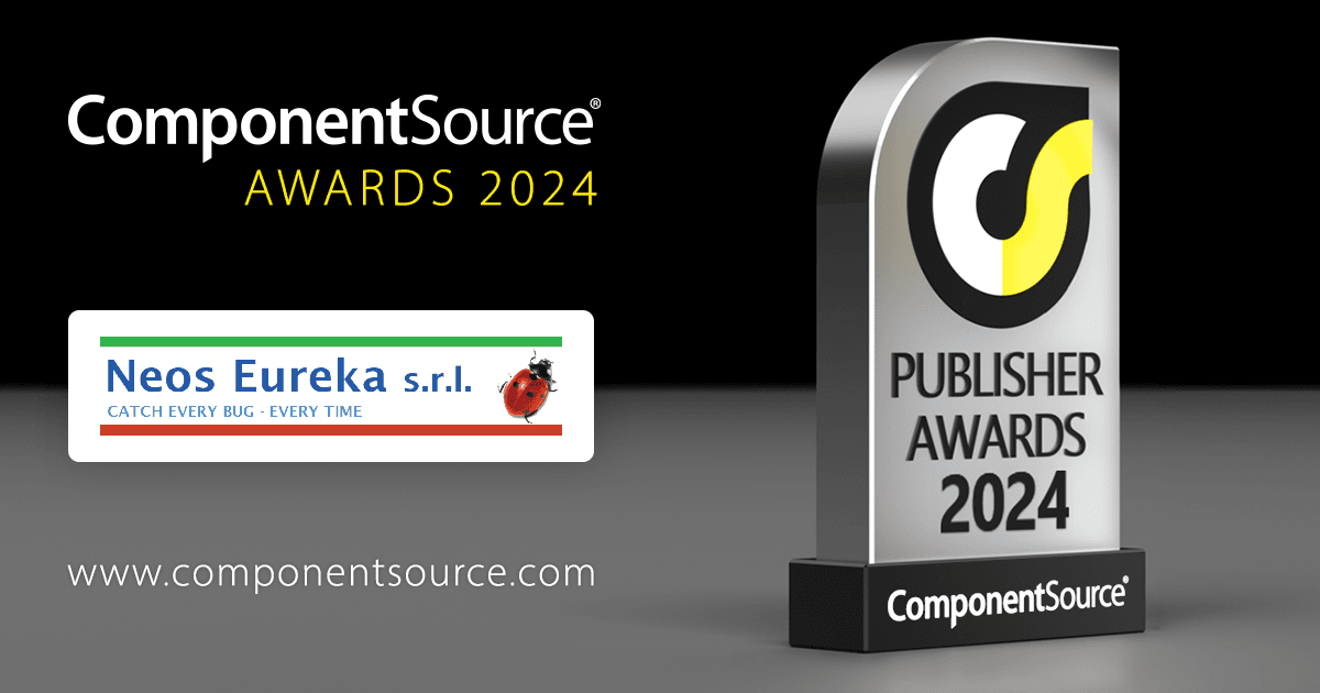 Neos EurekaがComponentSourceの賞を受賞
