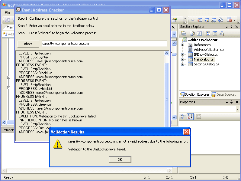 PowerTCP Email Validation for .NET （英語版） 商品画像