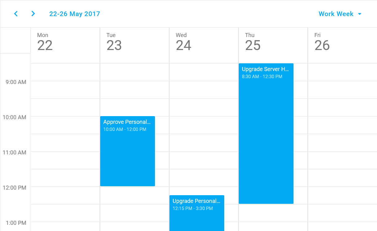 DevExtreme Vue Calendar 商品画像 DevExtreme Vue Calendar 商品画像