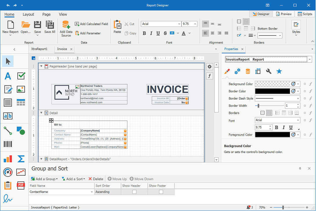 DevExpress WinForms End-User Report Designer 商品画像 DevExpress WinForms End-User Report Designer 商品画像