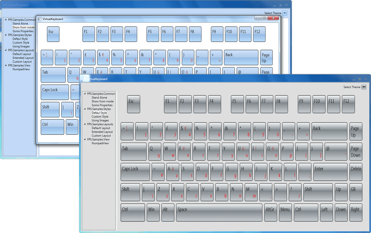 MindFusion.Virtual Keyboard for WPF（英語版） 商品画像