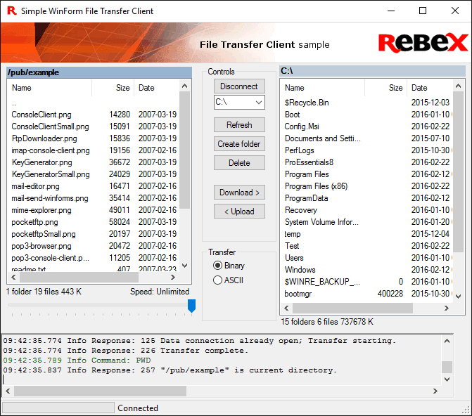 Rebex File Transfer Pack （英語版） 商品画像