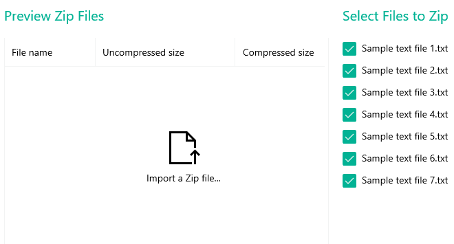 Telerik UI for WinUI ZipLibrary 商品画像