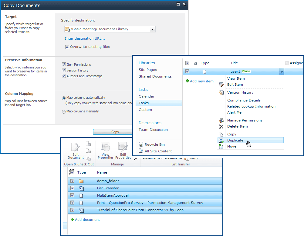 SharePoint List Transfer（英語版+日本語版） 商品画像