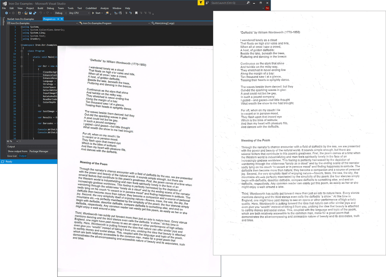 IronOCR for .NET（英語版） 商品画像