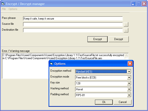 Xceed Encryption for ActiveX 商品画像