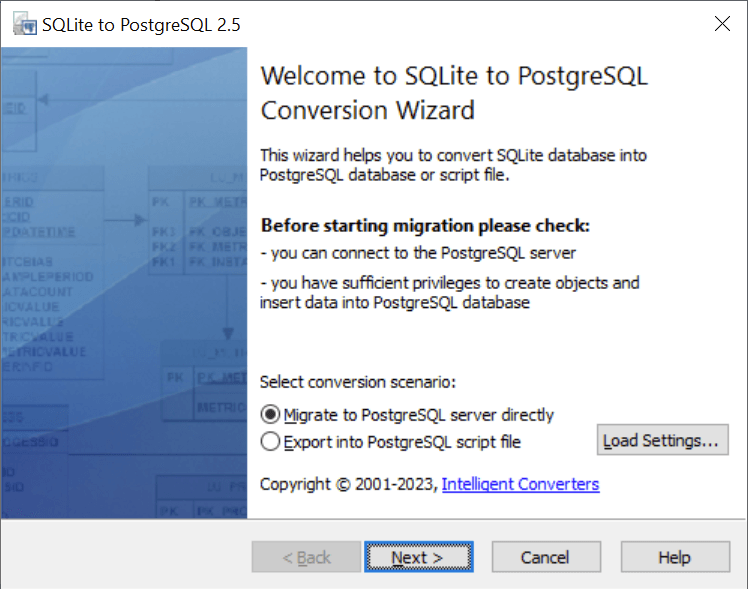 SQLite to PostgreSQL 商品画像