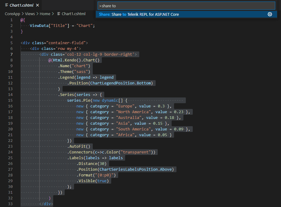 Telerik UI for ASP.NET Core Visual Studio Code 商品画像 Telerik UI for ASP.NET Core Visual Studio Code 商品画像