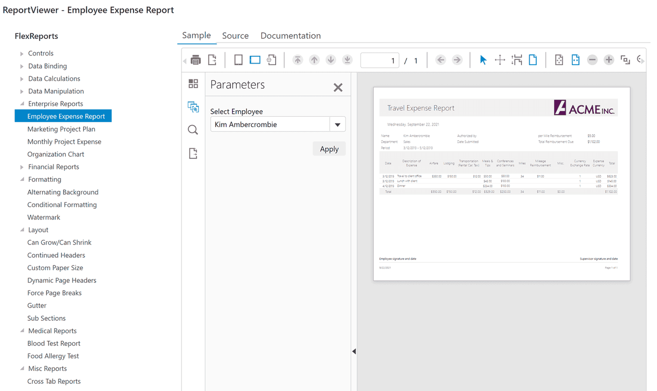 ComponentOne WinUI FlexViewer 商品画像 ComponentOne WinUI FlexViewer 商品画像