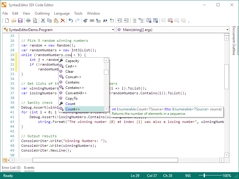 Actipro SyntaxEditor for WPF（英語版） 商品画像