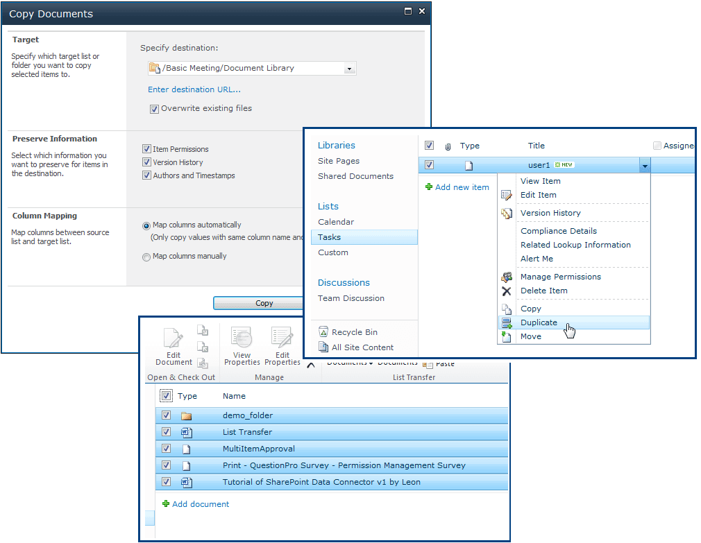 SharePoint List Transfer がリリースされました