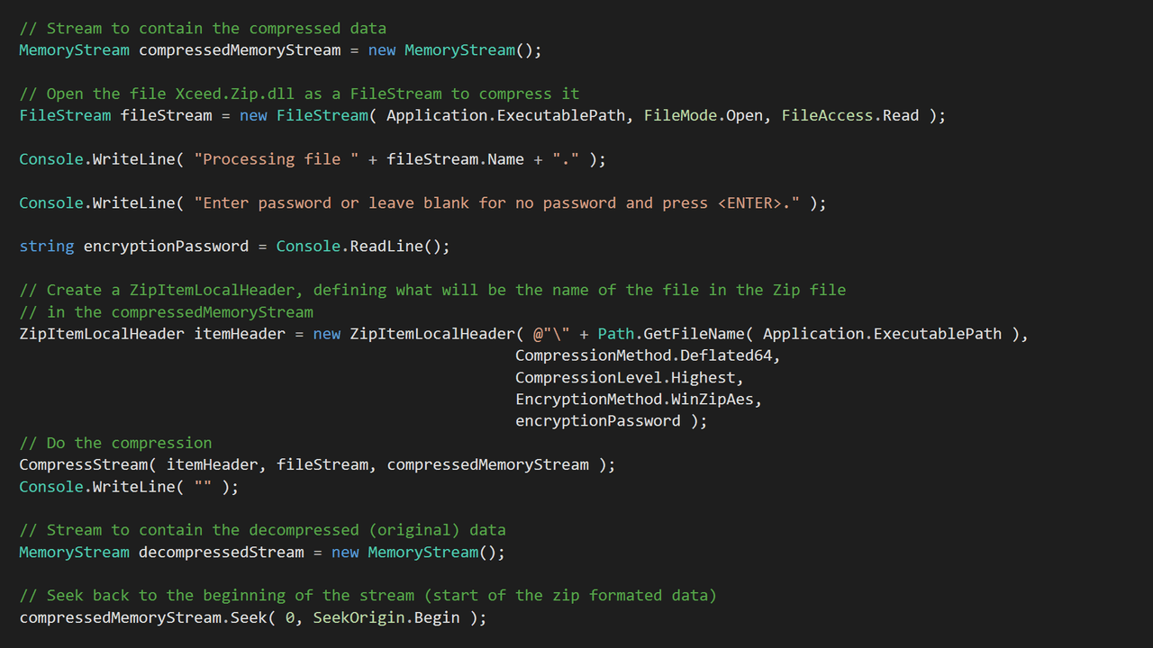 Xceed Real-Time Zip for .NET（英語版） 商品画像