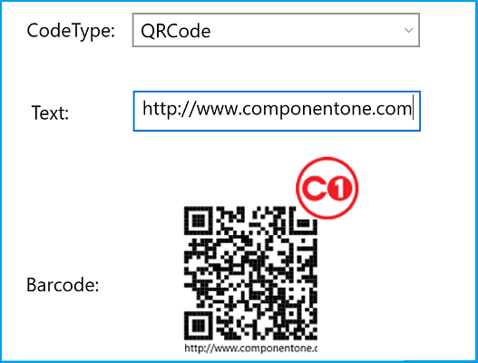 ComponentOne UWP BarCode 商品画像 ComponentOne UWP BarCode 商品画像