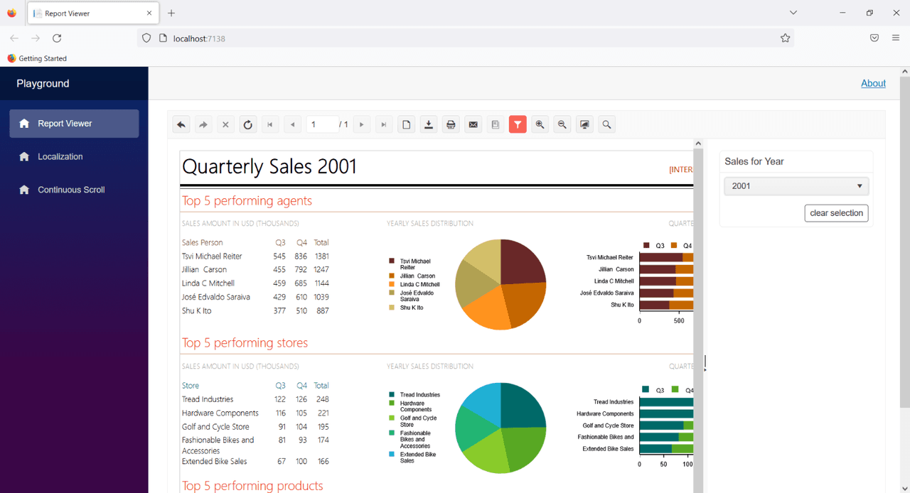 Telerik UI Blazor Reporting Integration 商品画像 Telerik UI Blazor Reporting Integration 商品画像