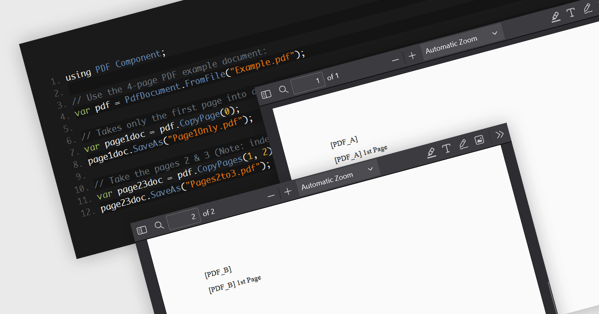 PDF分割機能で.NETアプリを拡張