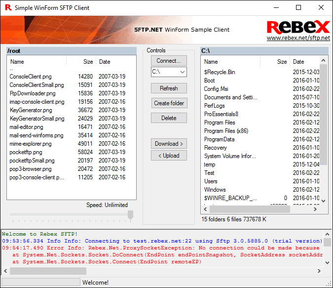 Rebex SFTP（英語版） 商品画像