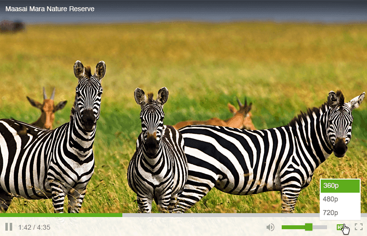 Kendo UI jQuery MediaPlayer 商品画像