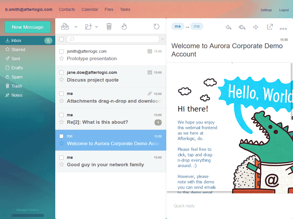 Afterlogic Aurora Corporate（英語版） 商品画像