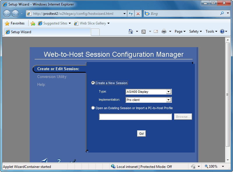 Web-to-Hostがローンチ