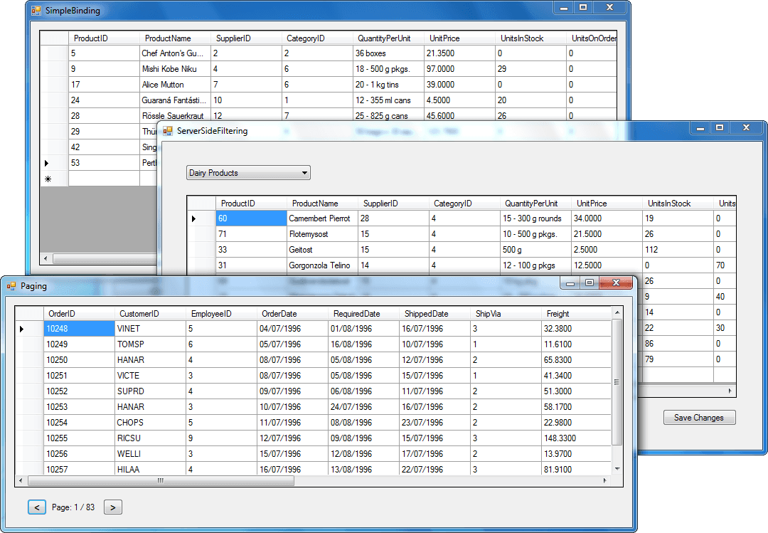 ComponentOne Studio for Entity Framework のリリース
