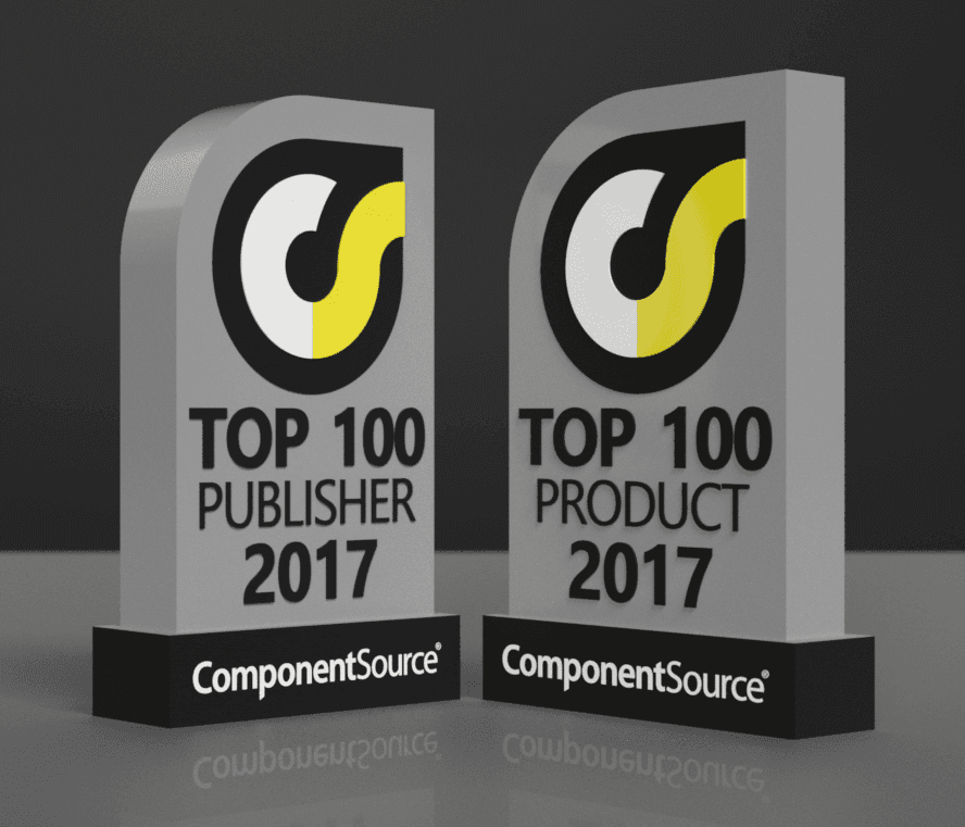 ComponentSource は 2017年のアワードを発表