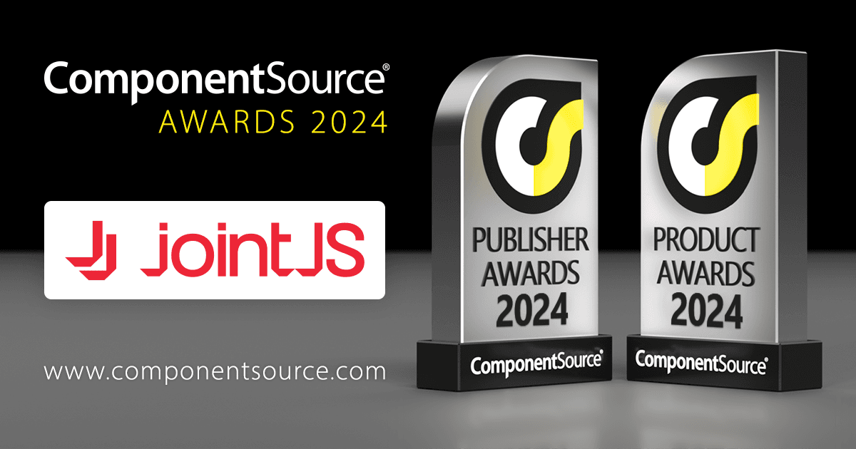 JointJSがComponentSourceの賞を2つ受賞