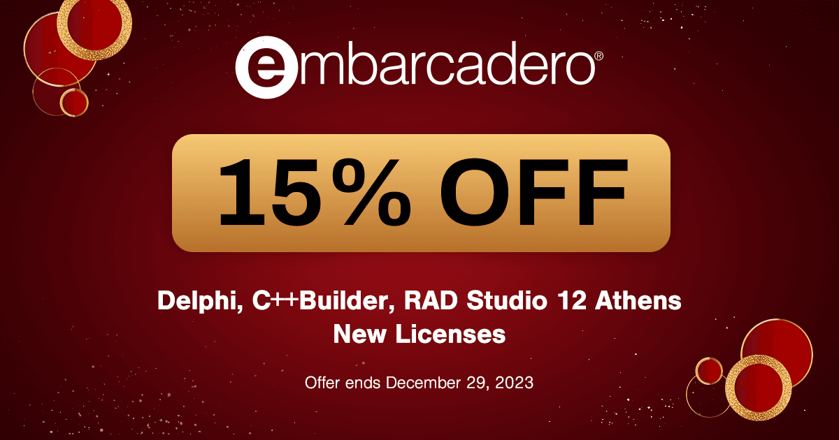 12月のEmbarcaderoで15%お得に