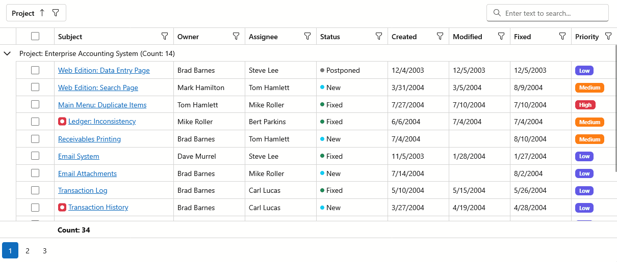 DevExpress Blazor Grid 商品画像 DevExpress Blazor Grid 商品画像