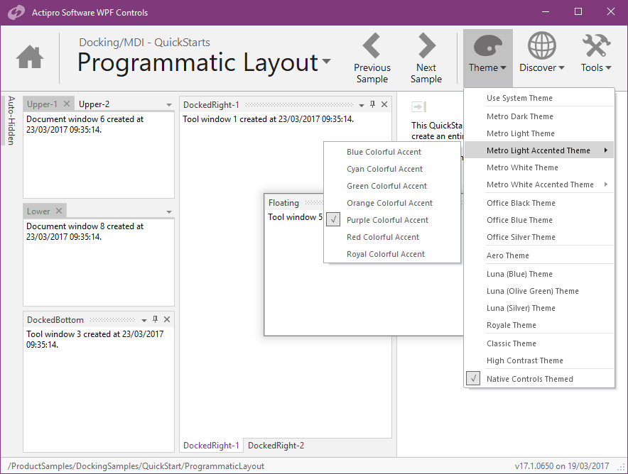 Actipro Docking & MDI for WPF（英語版） 商品画像