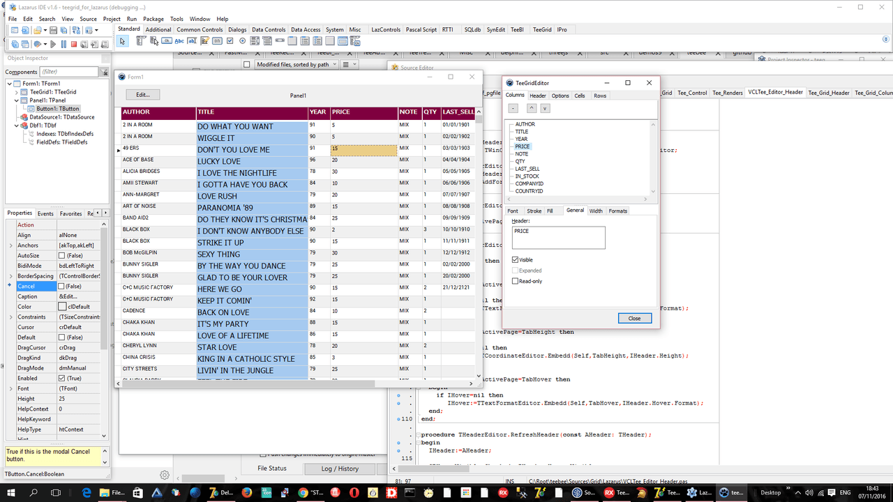 TeeGrid for VCL/FMX（英語版） 商品画像
