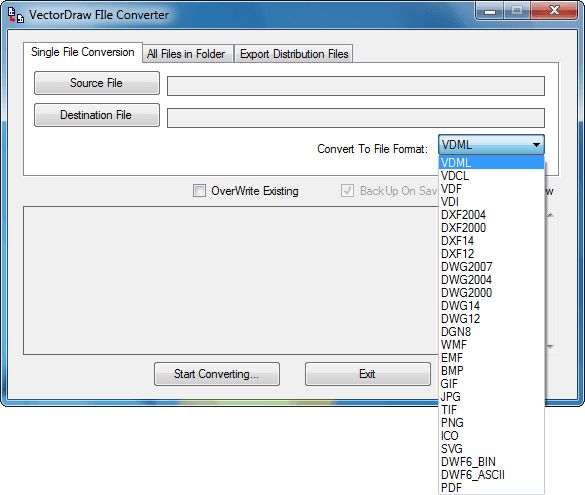 VectorDraw File Converter V3.x は利用可能
