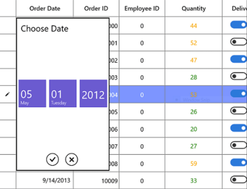 Syncfusion UWP UI Input Controls 商品画像
