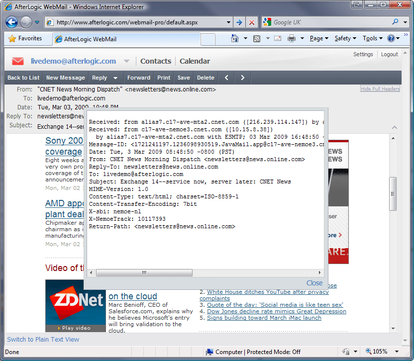 WebMail Pro for ASP.NET 商品画像