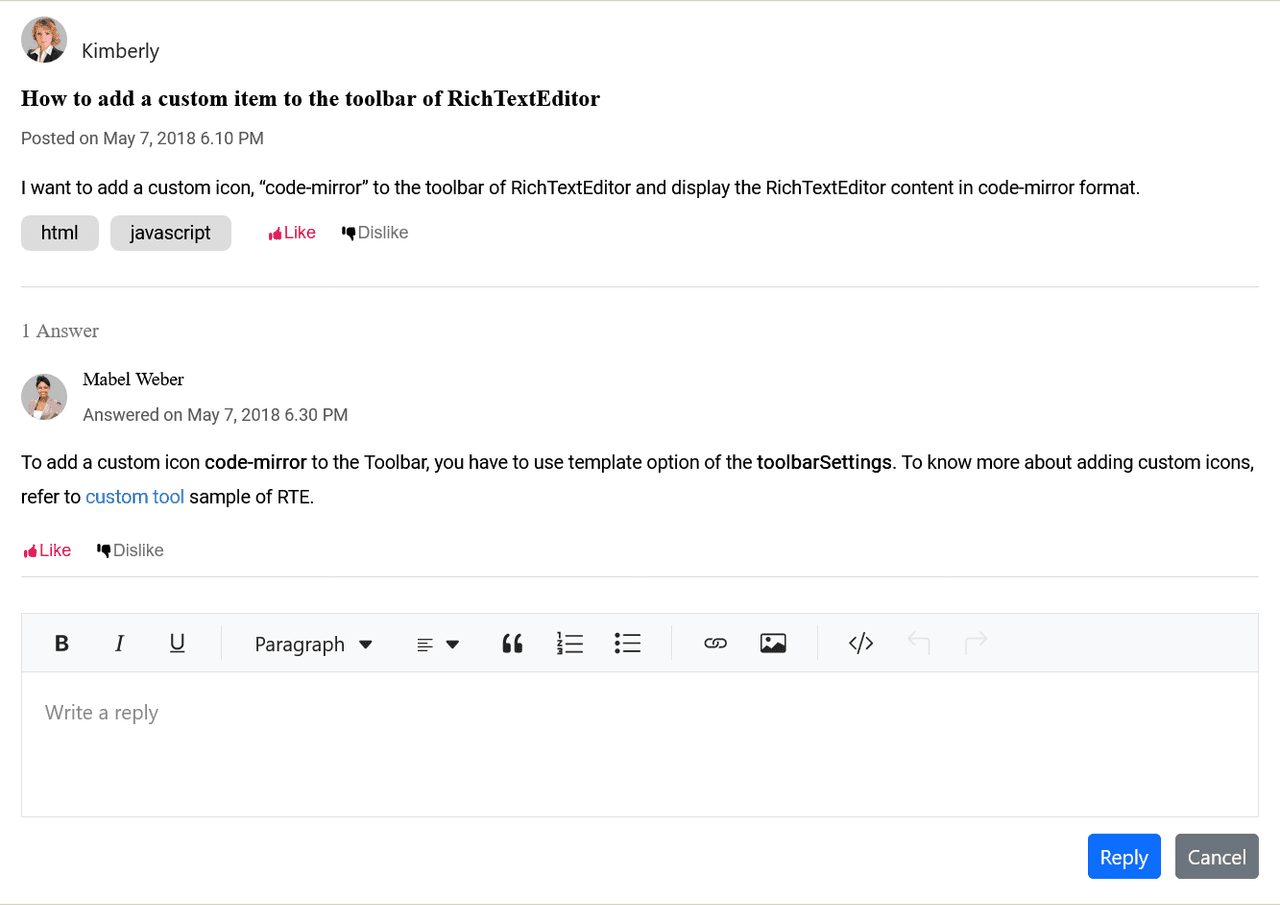 Syncfusion Vue Rich Text Editor 商品画像