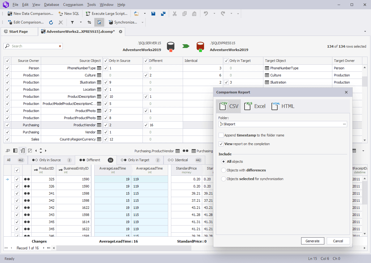 dbForge Compare Bundle 商品画像
