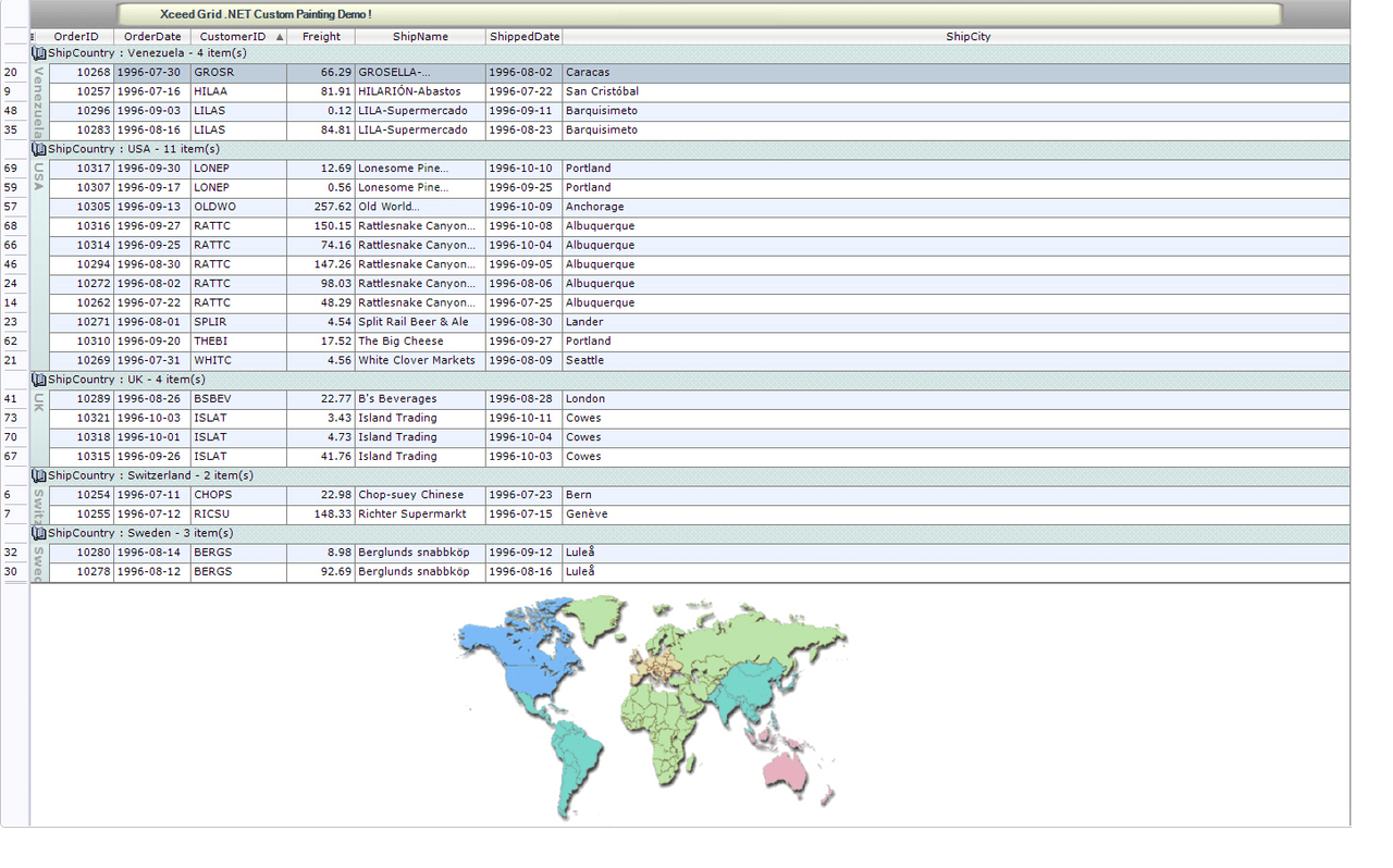 Xceed Grid for WinForms（英語版） 商品画像