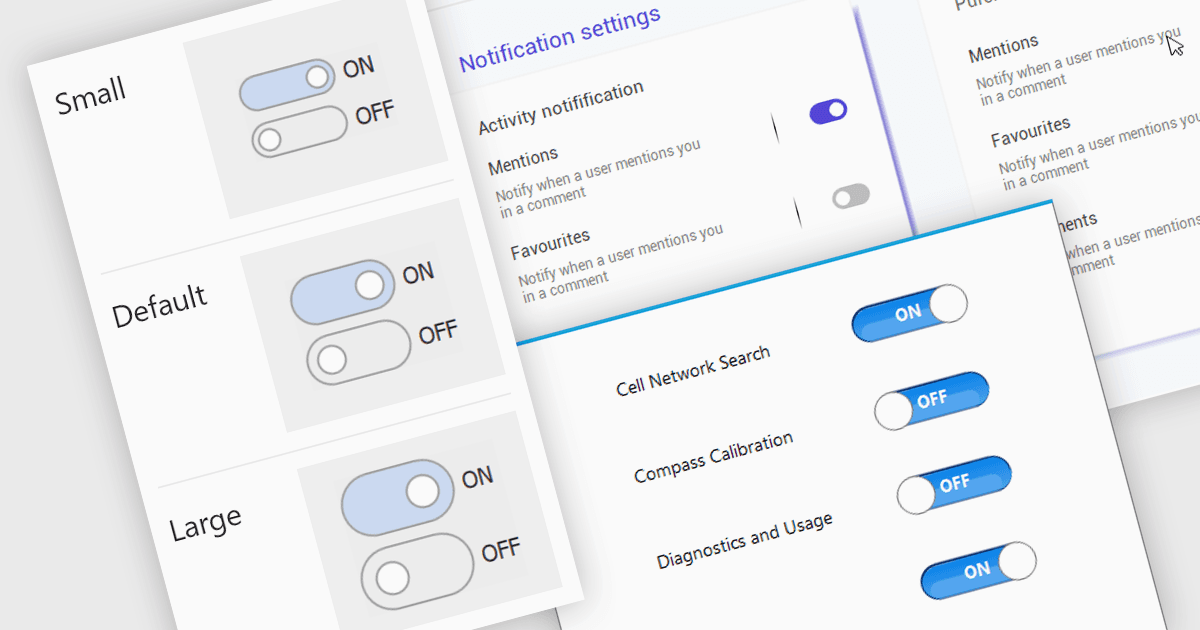 直感的なトグルスイッチでUXを強化