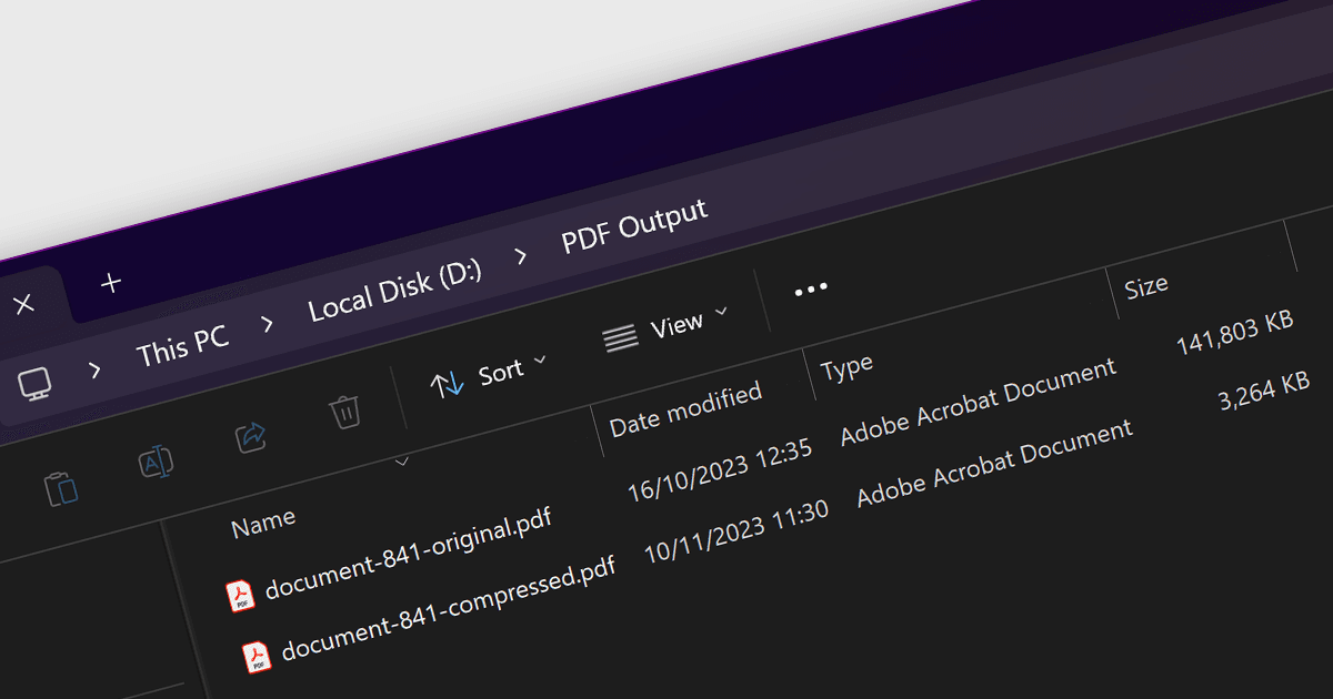 .NET 7でのPDFの圧縮