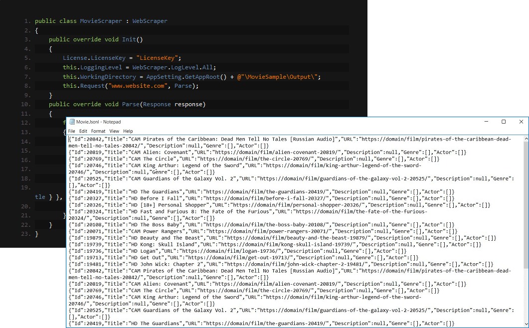 IronWebScraper for .NET（英語版） 商品画像