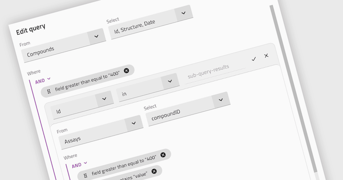 Angularアプリで複雑なクエリを視覚的に構築