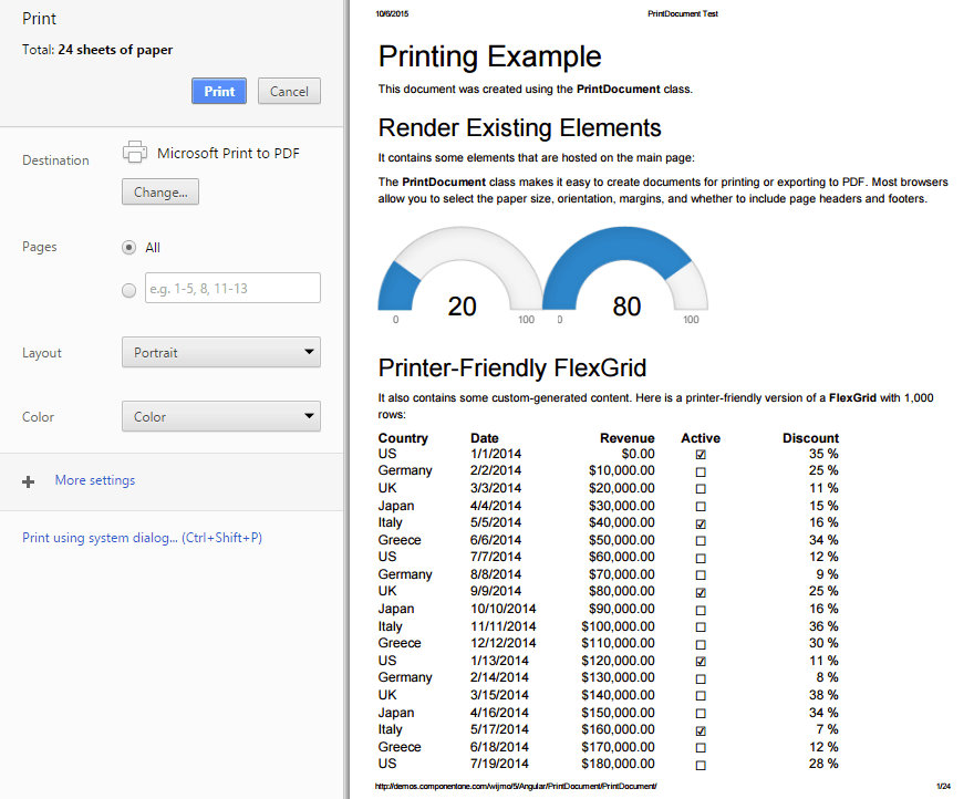 Wijmo React Print Document 商品画像 Wijmo React Print Document 商品画像