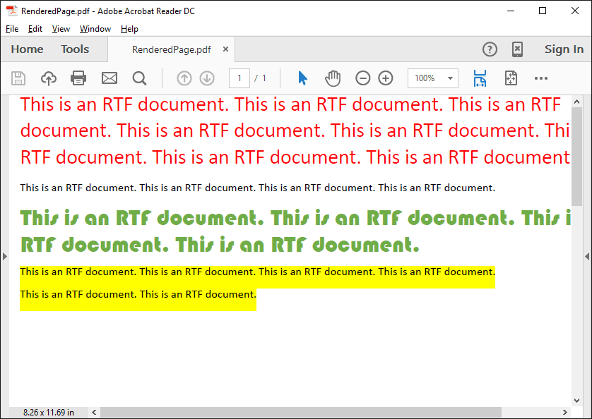 ExpertPDF RTF To PDF（英語版） 商品画像
