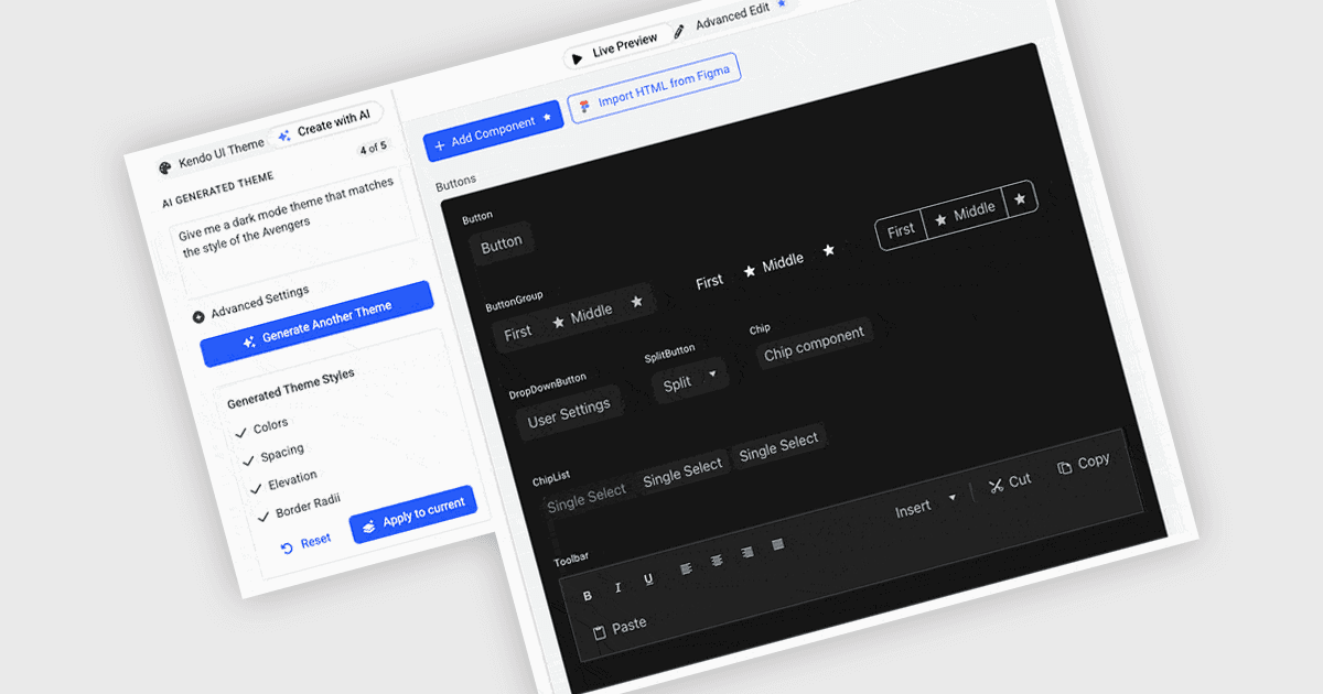 AIプロンプトを使用して無制限にテーマを生成