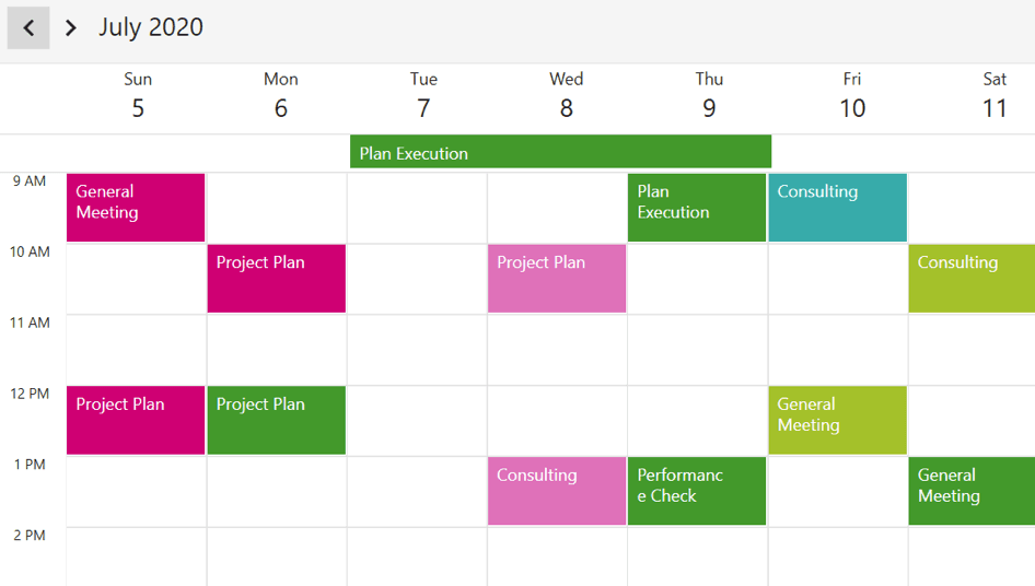 Syncfusion WPF Calendar and Scheduling Controls 商品画像