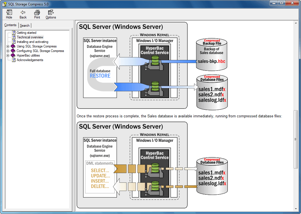 SQL Server のストレージを最適化
