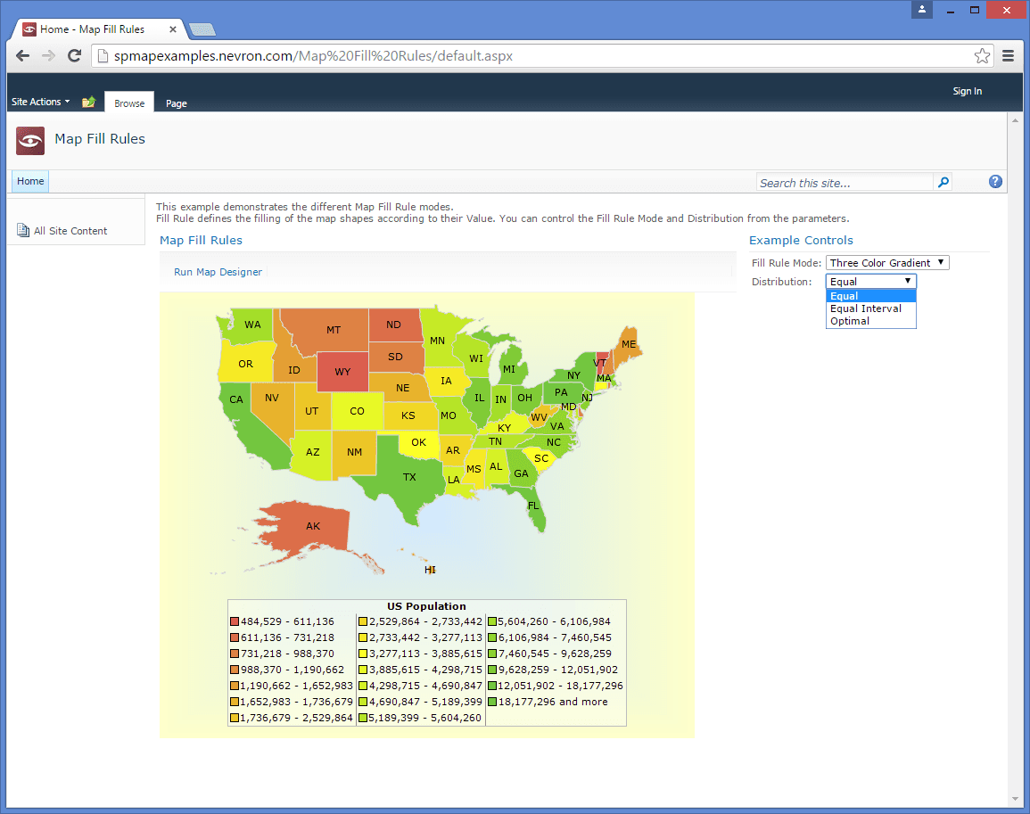 Nevron Map for SharePoint （英語版） 商品画像