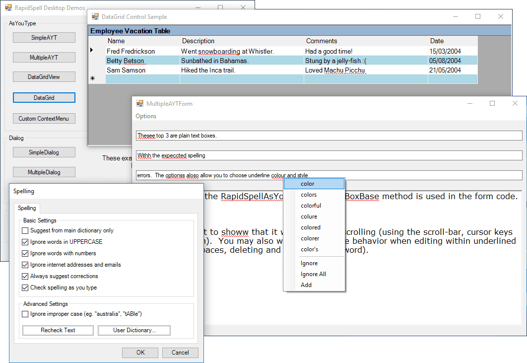 RapidSpell Desktop .NET & Thesaurus Desktop .NET Bundle（英語版） 商品画像