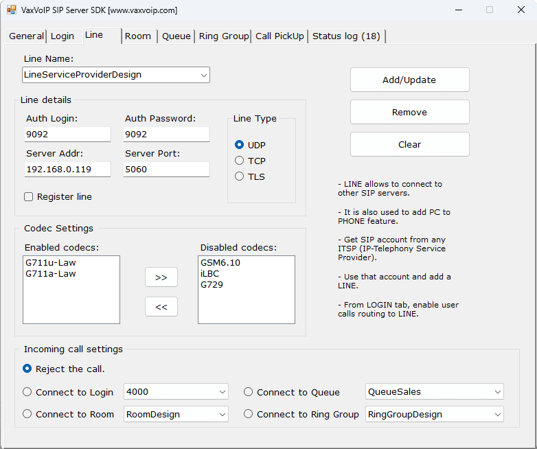 VaxVoIP SIP Server SDK 商品画像