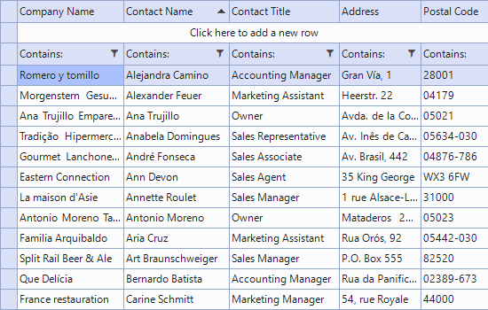 Telerik UI for WinForms VirtualGrid 商品画像