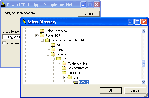 PowerTCP Zip Compression for .NET （英語版） 商品画像